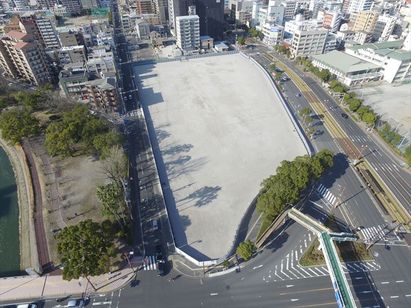 旧鹿児島市立病院地下部解体工事