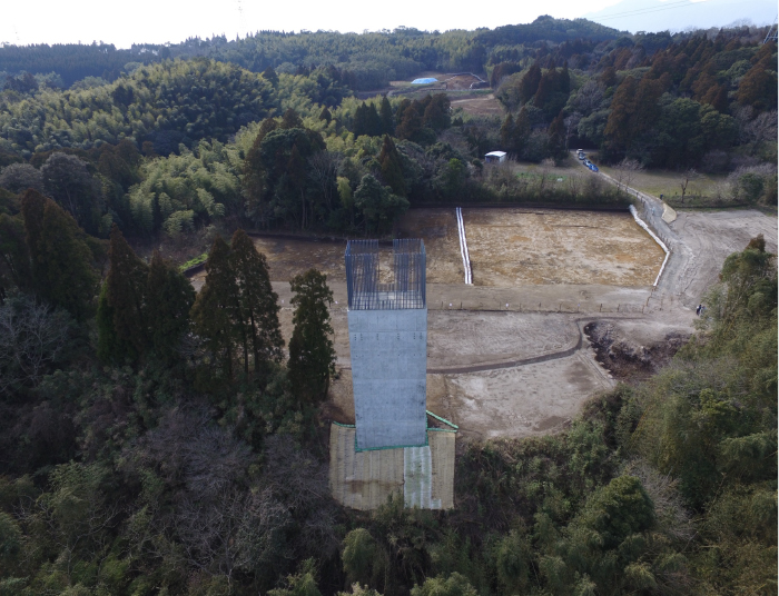 東九州道（大崎～鹿屋）第一串良川橋下部工（Ｐ２）工事