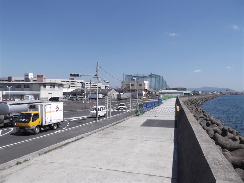 鹿児島港(鴨池中央港区)臨港道路補修工事