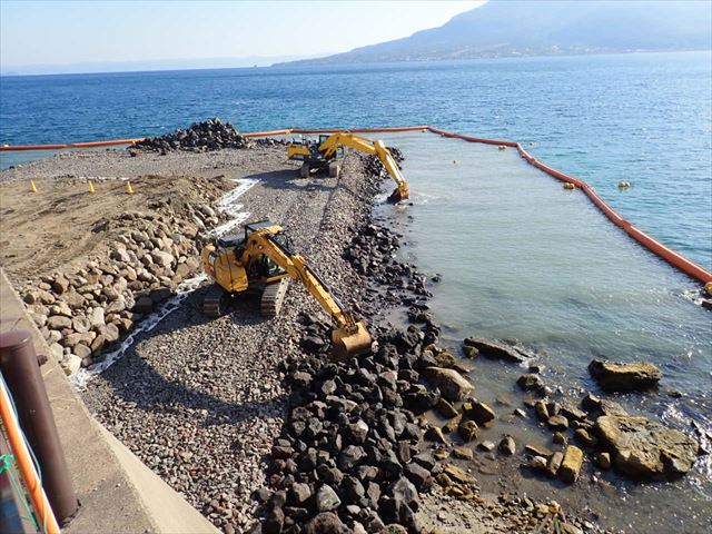 祇園之洲地区工事用道路設置工事