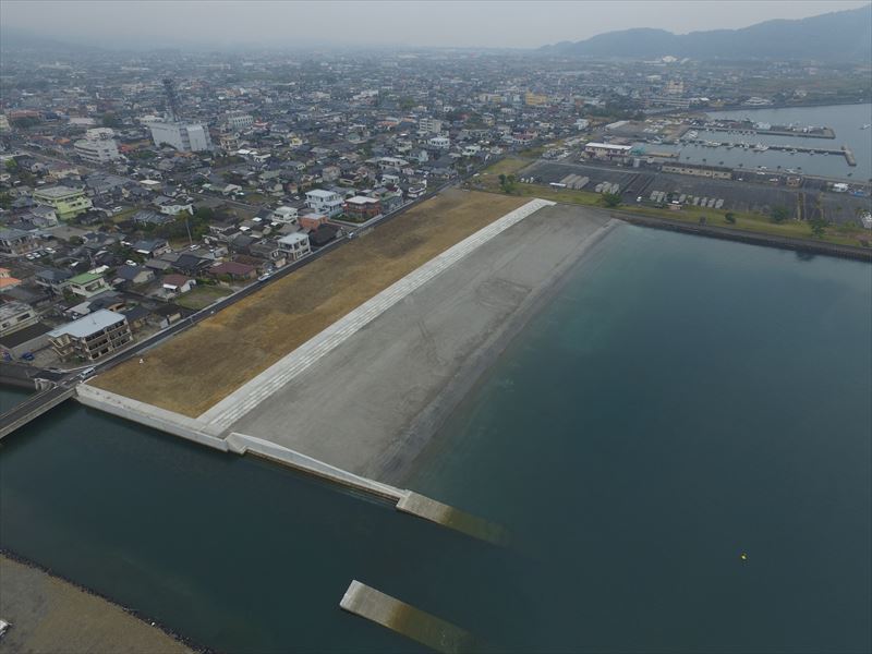 令和元年度 指宿港海岸 護岸 養浜工事