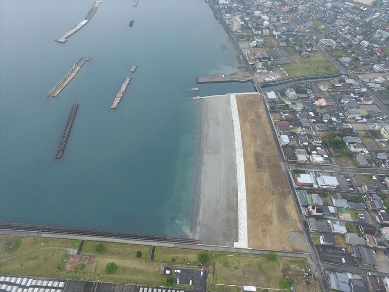 令和元年度 指宿港海岸 護岸 養浜工事