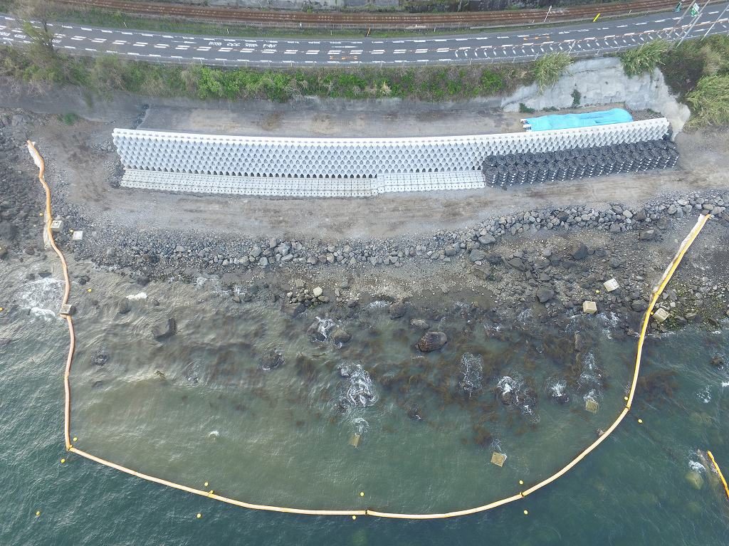 鹿児島10号白浜地区改良3工区工事